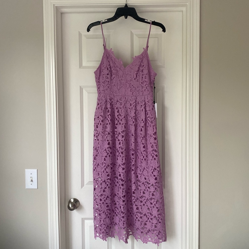 ASTR Lace A-line dress in Light Orchid NWT